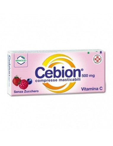 Cebion 500 mg Vitamina C - 20 Compresse Senza Zucchero