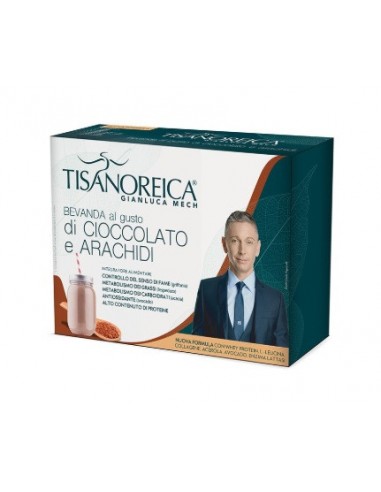 Bevanda Cioccolato e Arachidi Tisanoreica - 4 Buste