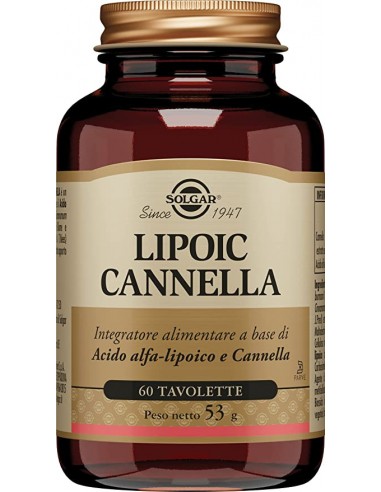 Lipoic Cannella Solgar - 60 tavolette